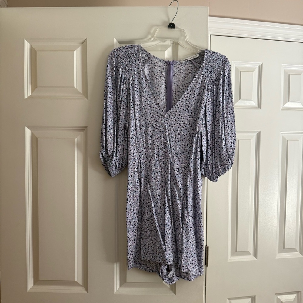 Zara Lavender Floral Romper